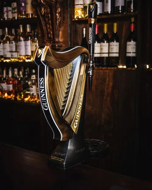 Imagen de un tirador de cerveza Guinness